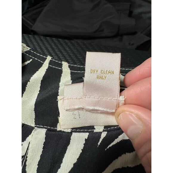 Vintage Tracy Reese New York Silk Dress Mini Size Small Geometric Print - Picture 7 of 12